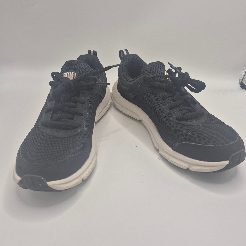 Under Armour Charged Assert 10 Black Pink Running Shoes 3026179-006 Womens 9